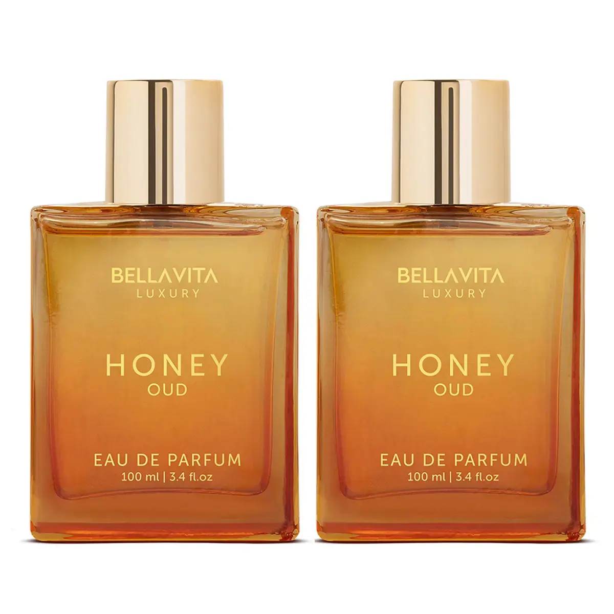 Luxury's Honey Oud x 2 | Eau de Parfum | Patchouli, Vanilla, Bergamot | Floral & Spicy | Made with Clean & Vegan Essentials Oils