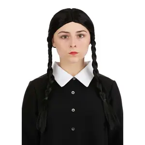 Women's 1960s Wednesday Addams Costume Wig