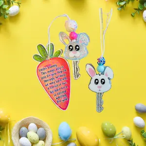 Handmade Easter Bunny Magic Key with Carrot Poem – A Special Tradition for Your Little Ones!