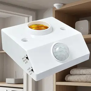 Smart Motion Sensor E27 Light Bulb, High Sensitivity Auto On/Off for energy Saving. Perfect for Indoor Outdoor Hallway Garage, Eco-Friendly Night Light, Easy Installation.