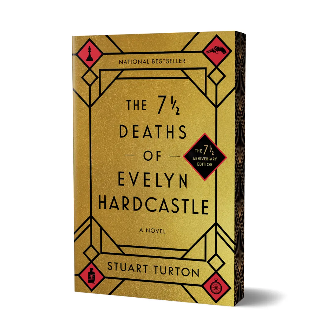 The 7½ Deaths of Evelyn Hardcastle | Deluxe Anniversary Edition with Gold Foil & Art Deco Sprayed Edges