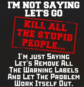 I'm Not Saying Let's Go Ready to Press Heat Transfer DTF Transfer Direct to Film for Cotton Polyester Press Settings 300-320°F 270-290°F Pressure Firm Instructions Included