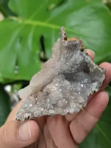 Red Galaxy Amethyst Flower Plate Sparkly Druzy Cluster Stalactite Formation Geode Hematite Natural Mineral Specimen Healing Crystal Slab