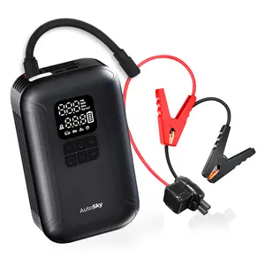 AutoSky 2 in 1 Car Jump Starter and Tire Inflator - Great Product to have in your car for when you need it! Portable Wireless Car Air Compressor
