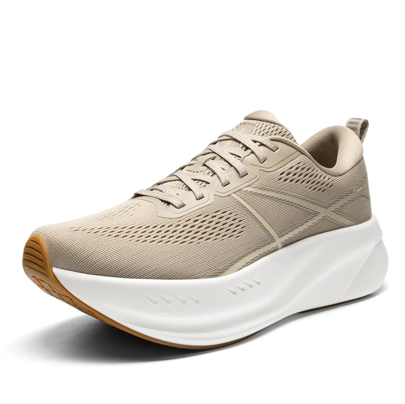 Men's Road Running Shoes Cushion Shoes Non-Slip Comfortable Lightweight Gym Workout Athletic Arch Support Sneakers
