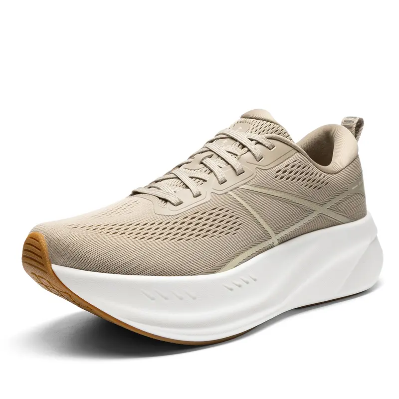 Men's Road Running Shoes Cushion Shoes Non-Slip Comfortable Lightweight Gym Workout Athletic Arch Support Sneakers