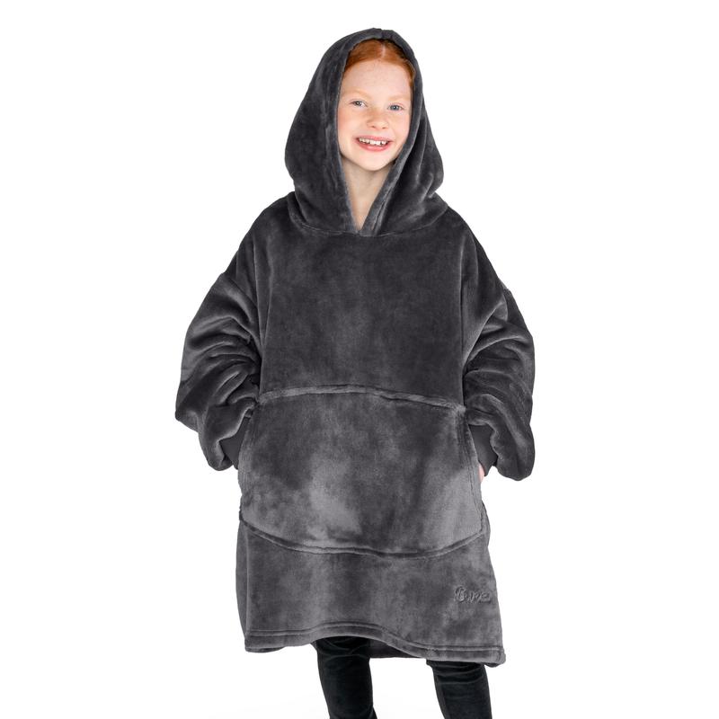 The Bare Homey - Youth Wearable Blanket - Microplush Front Pocket