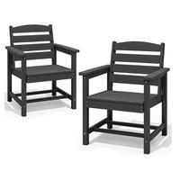 2 Chairs, Black