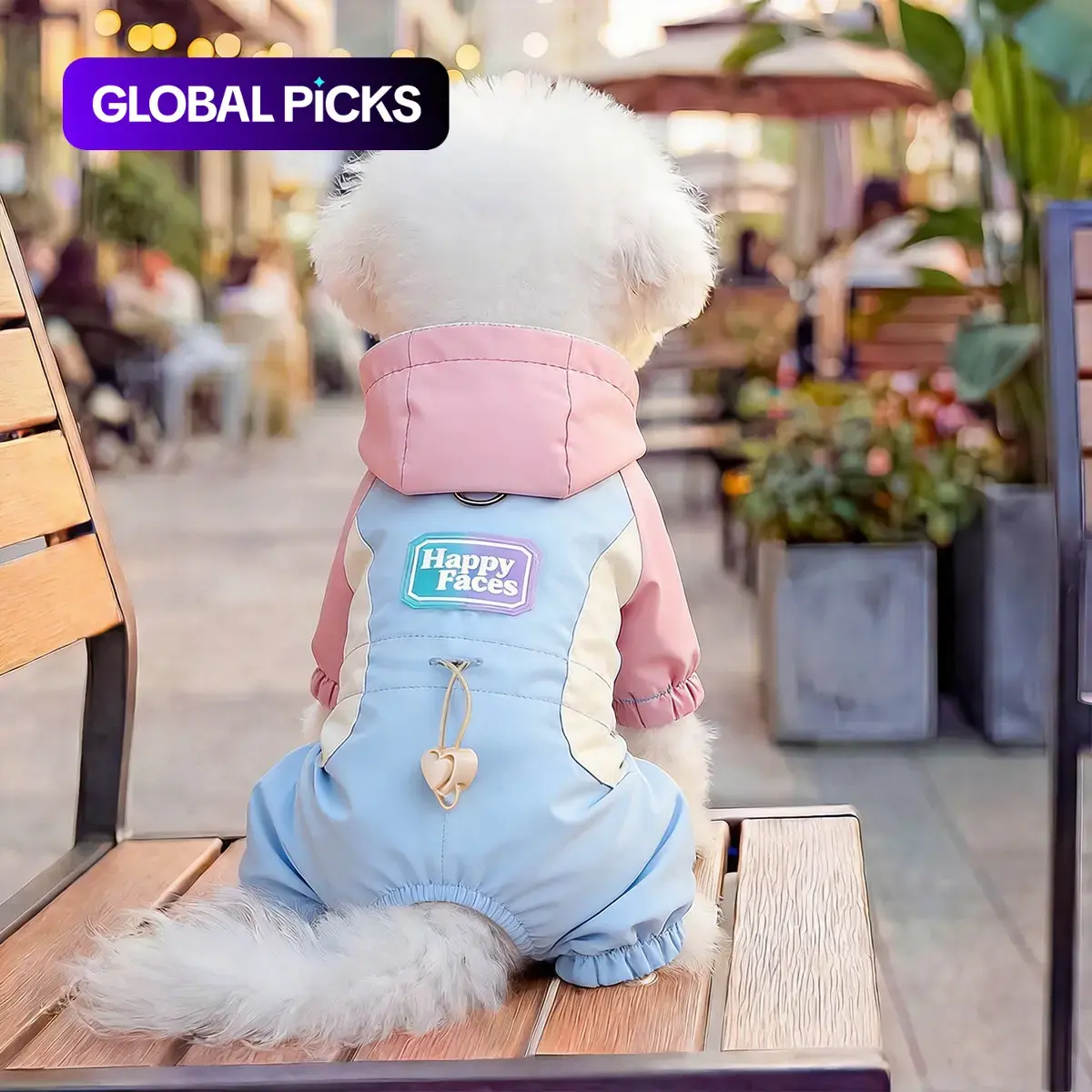 Four-Legged Blue Pet Jacket for Dogs and Cats, Kitten Clothes, Clothing for Teddy, Bichon, Pomeranian, Poodle & Shih Tzu, Stylish Puppy Pet Clothes #GLOBAL PICKS