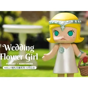 (DAREN7020) POP MART Molly Wedding Flower Girl Series