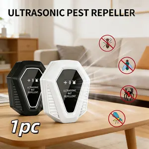 Ai Sound Wave Pest Repeller, Safe and Humane, Covers Wide Area, Drives Mice, Mosquitoes, Flies, Cockroaches, Spiders, Indoor Outdoor Use, Electronic Pest Repellent