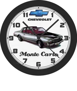 1980 Chevrolet Monte Carlo Wall Clock - Perfect for Home, Office or Garage Decor