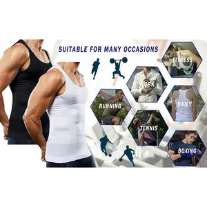 Men's Shapewear Elastic Breathable Corset Belly Bundle Sports Vest Body Shaping Compression Underwear Menswear Shaper 160D Band 3D Knit daily bible Waist Trimmer Cincher Waist Training Belt