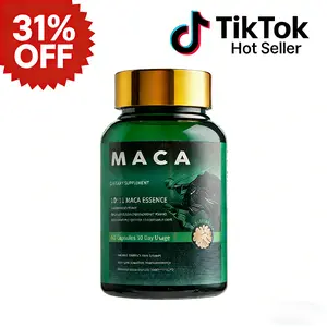 Maca 18-in-1 Essence Capsules 60ct Ashwagandha & Fenugreek Blend Supports Energy Focus NSF GMP Vegan Non-GMO Gluten Free