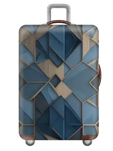 High Elastic Luggage Cover Protective Anti-Scratch Dustproof Suitcase Sleeve Durable Travel Accessory Fits 18-32 Inch Luggage for Airline & Road Trips