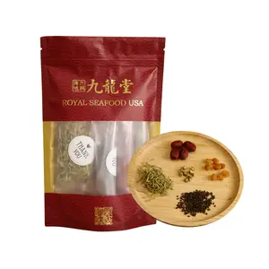 Royal Seafood USA Honeysuckle red dates good night tea herbal tea 2 serving help sleep tea, Chinese tea