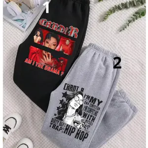 Ship From US - Little Miss Drama Graphic Sweatpants – Casual Streetwear Sweatpants