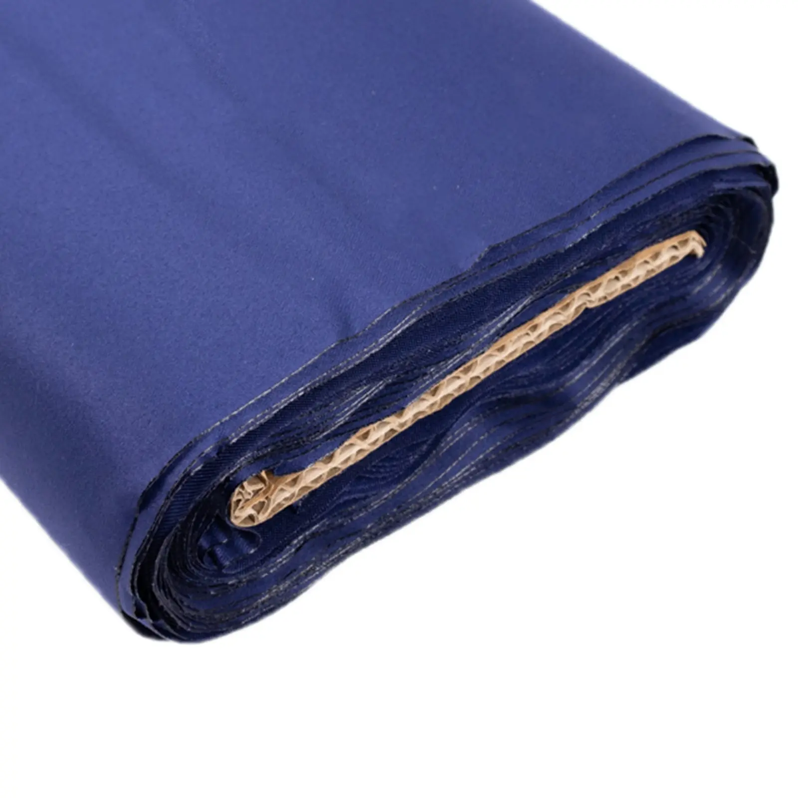 Navy Blue Lamour Satin Fabric Bolt (54"x10 Yards) - Heavy Matte Satin, Machine Washable, Low-Heat Tumble Dry for Costumes, Sewing Gowns, Tablecloths