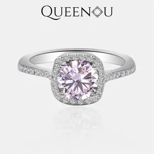 【#293】925 STERLING SILVER Synthetic Moissanite RING