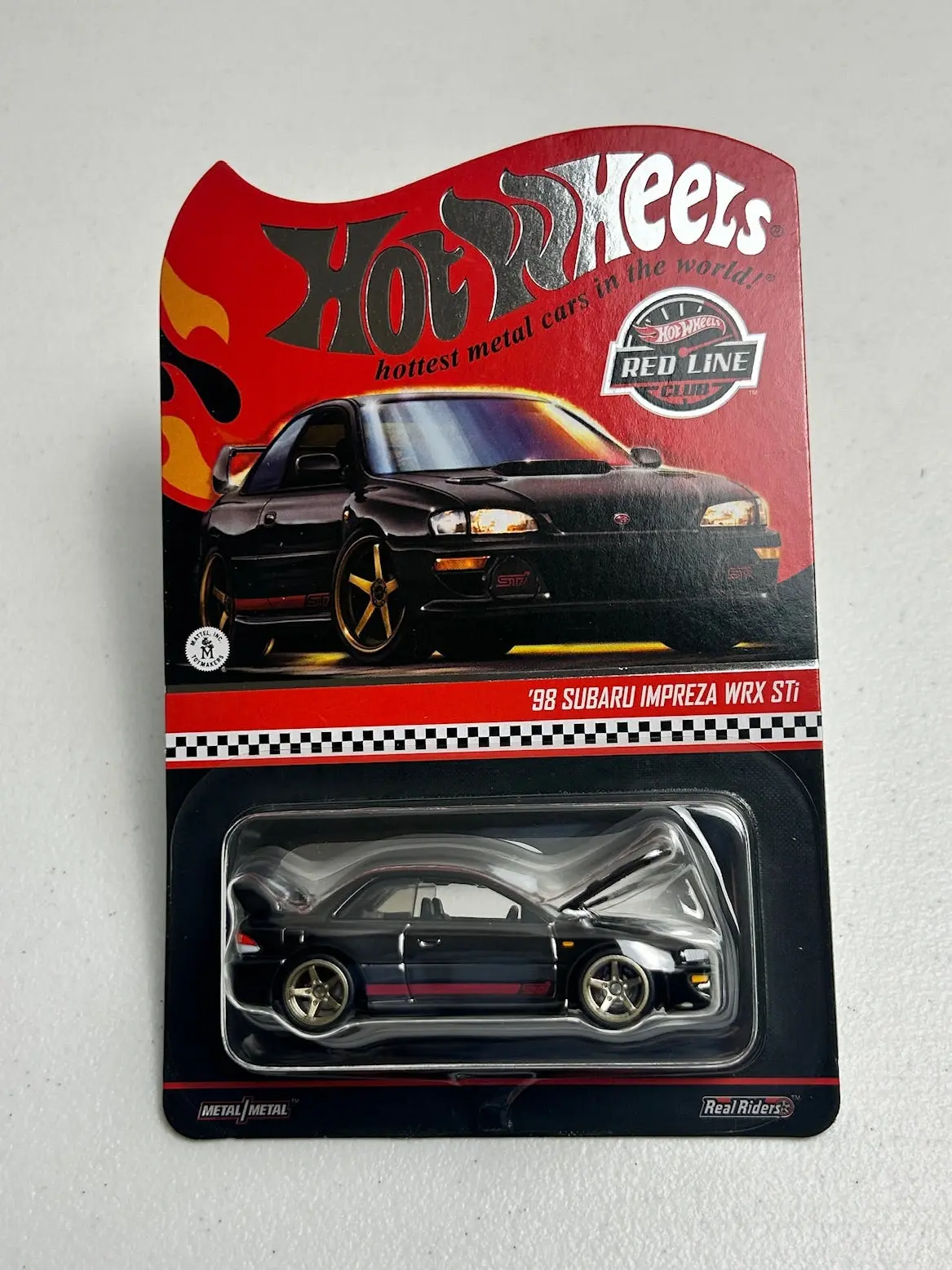 Hot Wheels 1:64 RLC '98 Subaru Impreza WRX STI - Slate