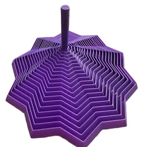 3D Printed Expanded Sensory Fidget Star with Handle New Stress Relief Whirling Spiral Toy for Satisfying Sight and Sound Hypnotizing Visual Fidget