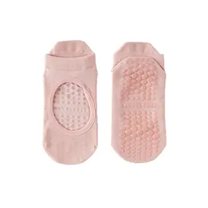 Women's Professional Pilates Yoga Socks, Silicone Non‑Slip Indoor Floor Socks, Anti‑Slip Breathable Fitness Sports Socks for Home Workout