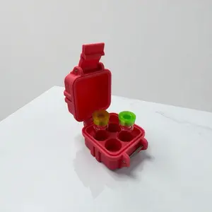 Peptide Storage Container- Holds 4 Vials. 3ml Container. Essential oils/ Vials Container