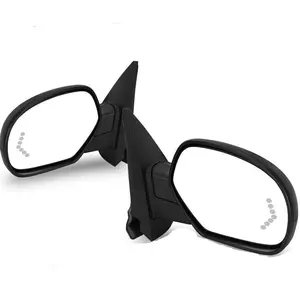 YITAMOTOR Towing Mirrors Compatible with 2007-2013 Chevy Silverado/Sierra, Power-Adjustable Glass and Heated with LED Arrow Turn Signal Side Mirrors Pair