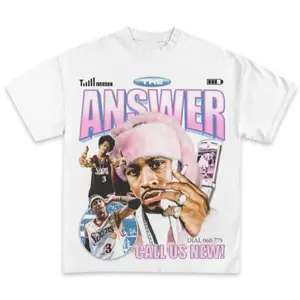 Youth and Adult Allen Iverson Icy Exclusive  Graphic T-Shirt, graphic tees for boys, Graphic Tees, kids clothing boys, Youth Clothing, boys clothing Women Lightweight
