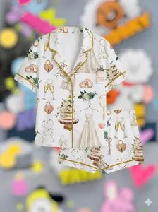 Romantic Wedding Pajama Set, Bridal Pajamas, Floral Sleepwear, Bride Getting Ready Outfit, Soft Honeymoon Loungewear Gift