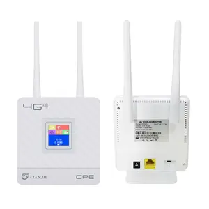 4G LTE Router with Wi-Fi Hotspot, High Speed Wifi, 150Mbps High Speed Internet Plug & Play, Dual External High Gain Antenna, Suitable for Small Home Office