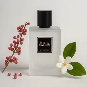 Mystic Garden by Serenity – Unisex Luxury Eau de Parfum – Pink Pepper, Hazelnut, Orange Blossom, Osmanthus, White Musk, Amber & Sandalwood – Fresh Floral Woody Scent