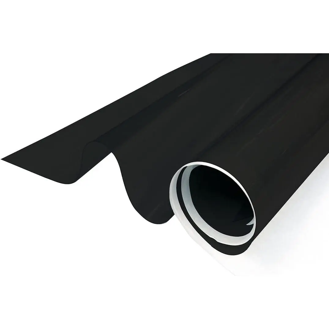 reenfilm Static Clin 5% Dark Window Tint for Residential and Automotive - DIY Non-Adhesive, UV Protection, Sun Blockin, Heat Control, Removable, Renter-Friendly Window Clin Film (24" x 212")
