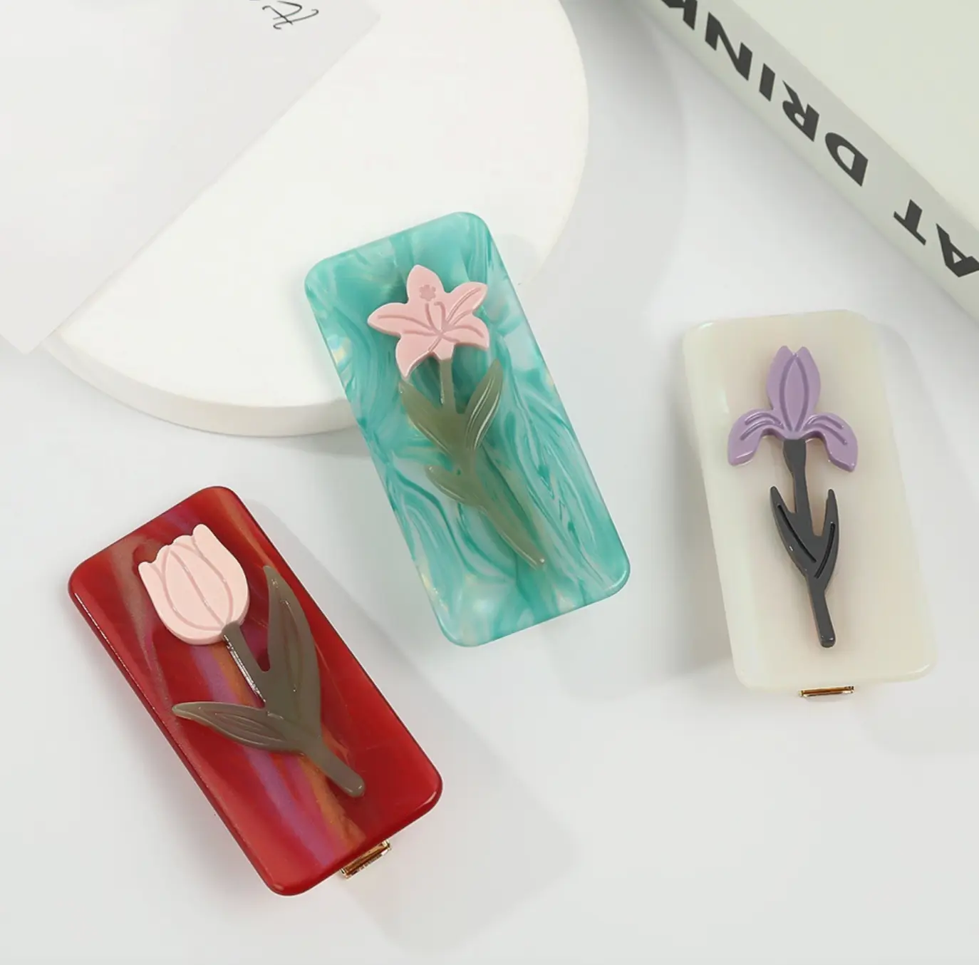 Flower Duck Clip