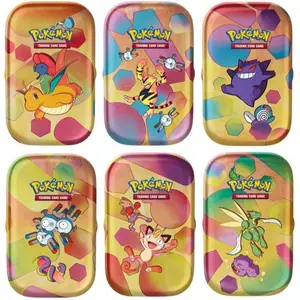 Pokemon TCG 151 Mini Tin - Single Tin for Collecting and Displaying Characters Collector Booster Pack Card Hobby Box