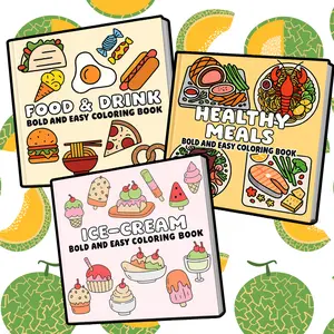 Bold, Easy-to-Use Coloring Books for Art Supplies, Office Stationery & Computers & Office Equipment Needs, Coloring Book