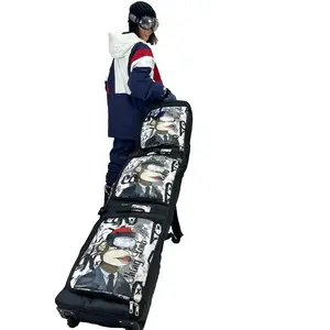 Jei Snowboarding and Skiing Bag on Wheels - Extendable for Versatility and Convenience