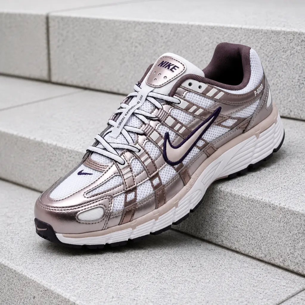 Nike P-6000 White Purple Light Violet Ore IO3496-103 Women's Fashion Sneaker New
