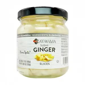 Katayama Sushi Ginger- Slices Ginger - 6.7oz-Kosher Natural