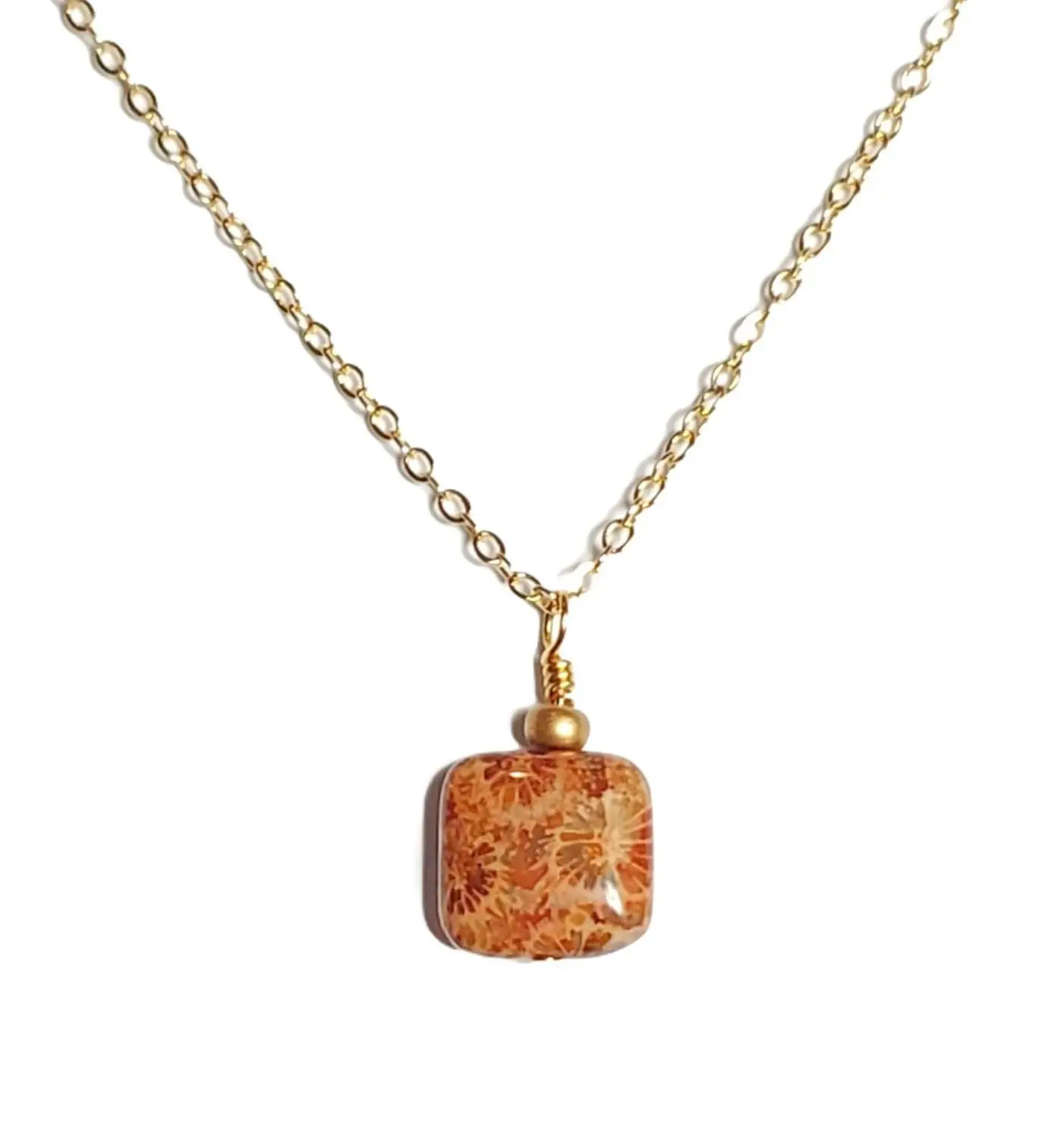 Fossil Coral Necklace
