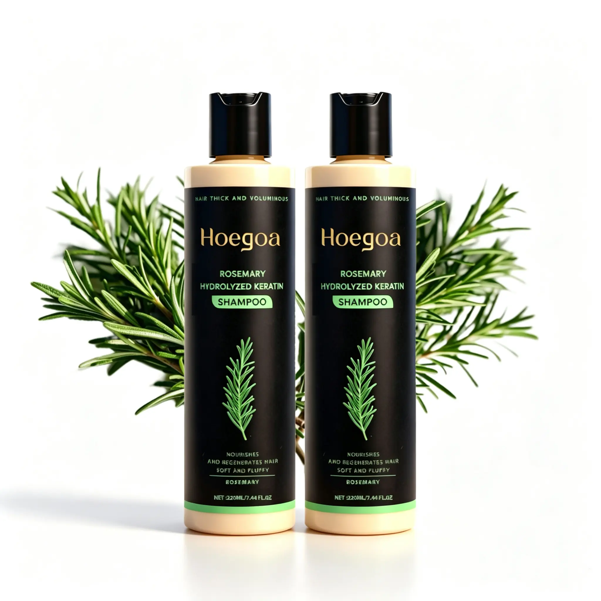 【220ML*2】 Rosemary Shampoo-Boost Hair Growth,Control Oil&Dandruff,Soothe Scalp lritation&RestoreShine!Out door fun Hydrolyzed Keratin Organic Haircare Nourishes Hair Summer Wins DealsForYouDays Haircare Rosemary Vegan Strengthening Shampoo hydrolyze