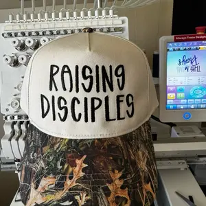 Raising Disciples Camo Embroidered Hat