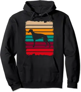 Retro Vibe Greyhound Vintage Best Pet Cute Dog Pullover Hoodie - Yoandymira Shop 60B09R62XZL2