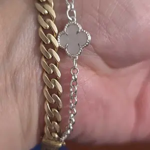 Set Clover Chain + Pendant + Bracelet + Earrings in Fine Silver 925