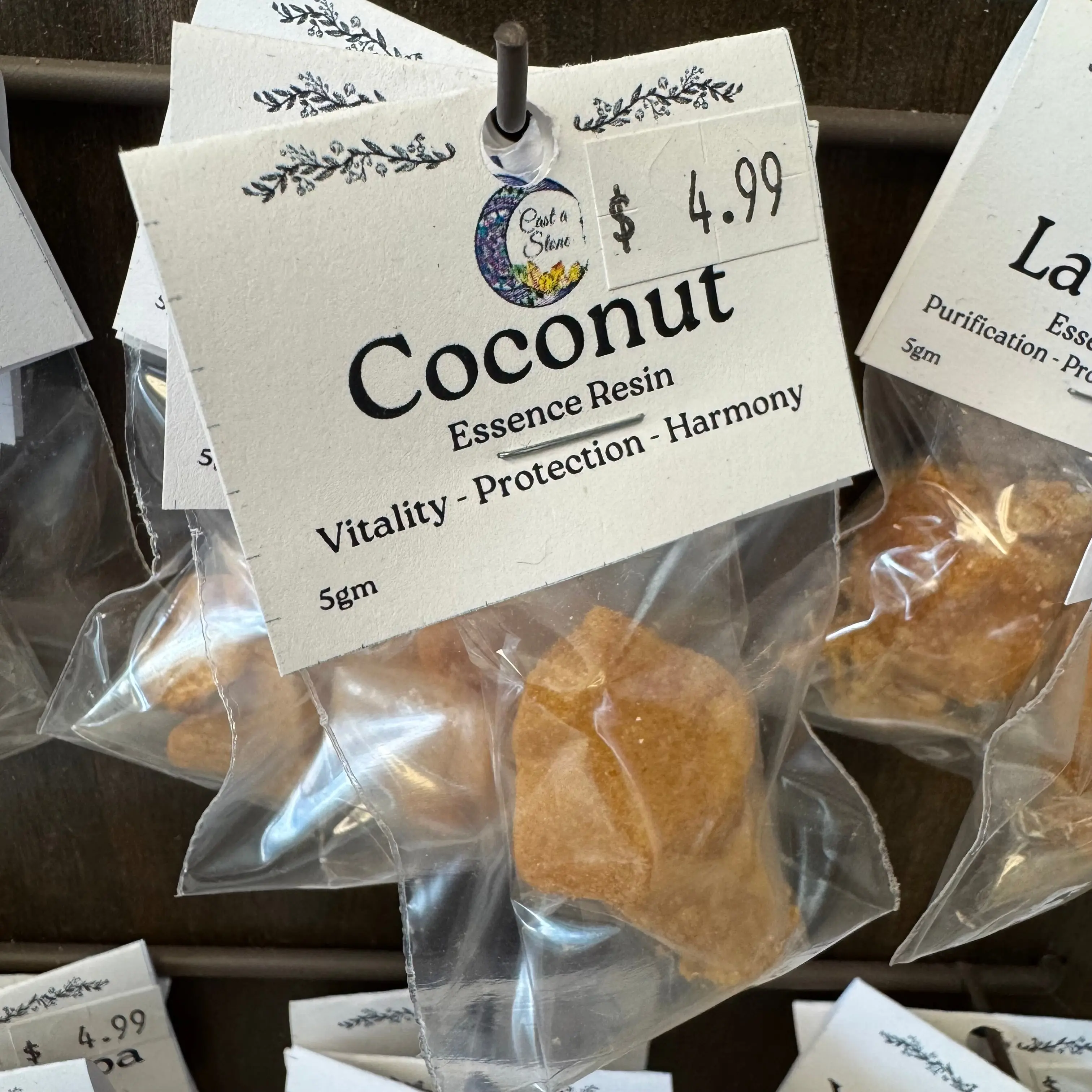 Coconut Resin Incense - 5 gram pack