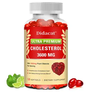 Didacat cholesterol Health Supplement,Supports Heart Health and Cholesterol Balance,120 Capsules