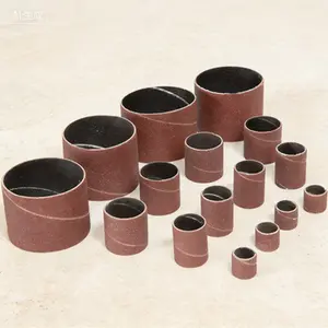 Replacement Sanding Drum Sandpaper Kit, 16-Piece Assorted Grits, Sandpaper Sleeves for Drill and Rotary Tools, Variety Pack for Wood Metal Finishing, Durable Abrasive Refill Set