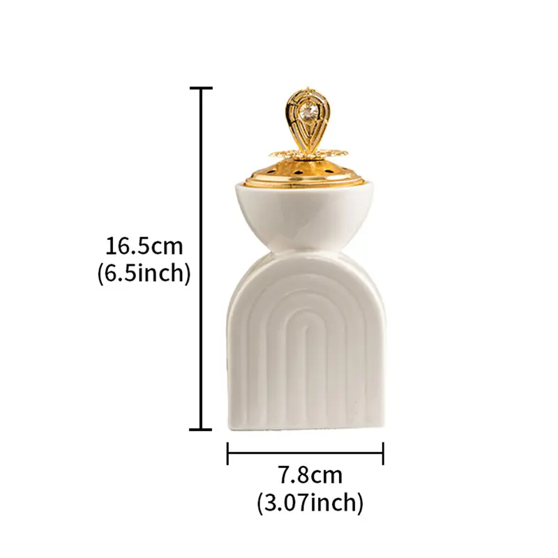 Arched Fengyu Golden Tower   White