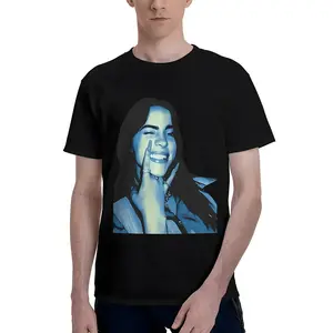 Old Soul Tees - Vintage Billie Tee Eilish – Classic Shirt with Bold Blue-Tone Image |   90s Unisex Cotton T-Shirt |   Hiphop Rap Shirt |   Music Y2K Streetwear Gift |   Pepper Comfort Colors Menswear Top