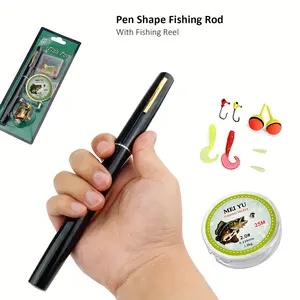 1pc Ambidextrous Aluminum Alloy Telescopic Pocket Fishing Rod & Reel Combo, Light Power, Fast Action, Portable Travel Fishing Gear for Beginners, Ideal for Spring Festival, Mid-Autumn Festival, Dragon Boat Festival, Labor Day, Father'S Day - Uncharged